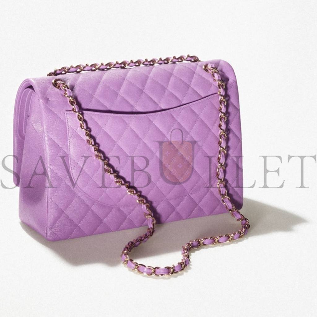 Ch*el maxi classic handbag gold hardware a58601 y33352 nh623 (25.5*15.5*6.cm)